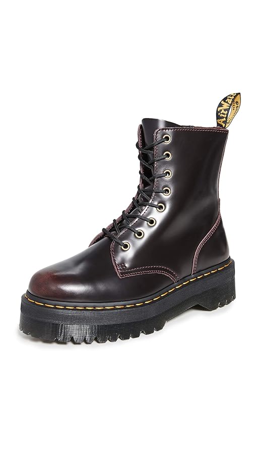 Dr. Martens Jadon 6 UK ブラック厚底ブーツ Dr.Martens ドクターマーチン 1460 ジェイドン 厚底 サイド